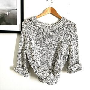 Vintage Half Sleeve Cozy Sweater